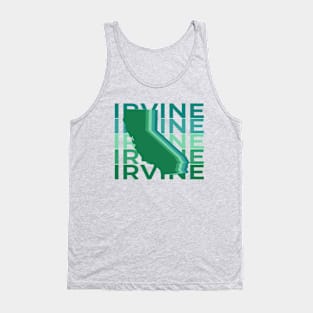 Irvine California Green Repeat Tank Top